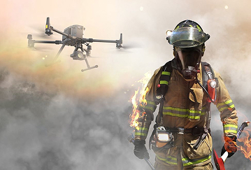 FirefEnzo Firefighting Drone Thermal Imaging for Hotspot Detection, Fire Spread Analysis, and Aerial Support in Emergency Situationsighting