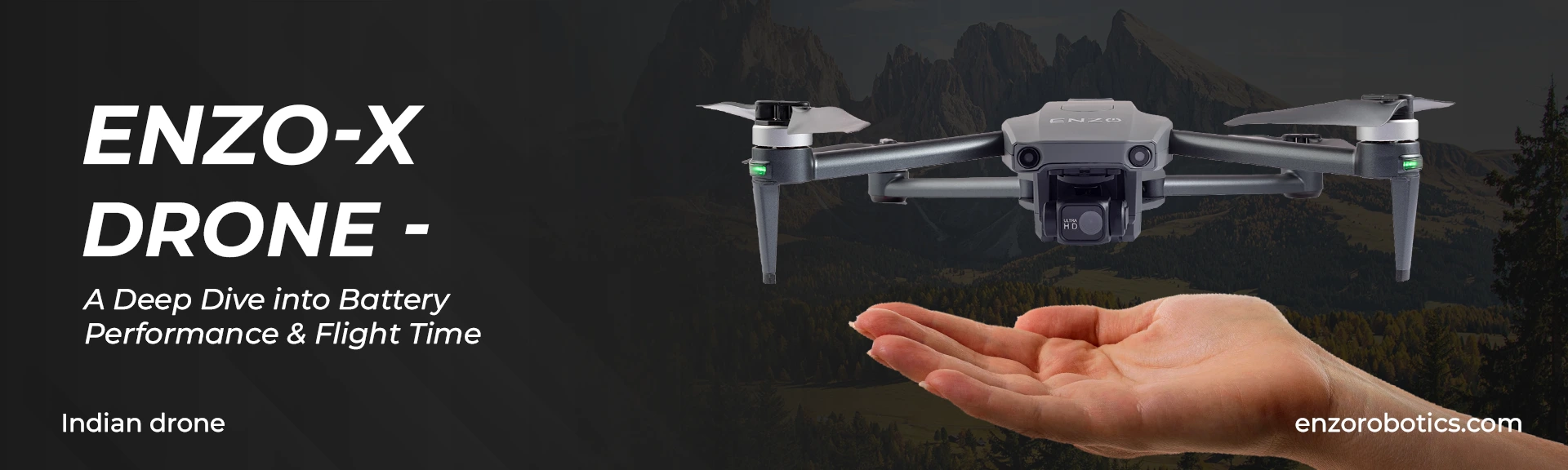 Enzo-X Drone - A Deep Dive into Battery Performance and Flight Time